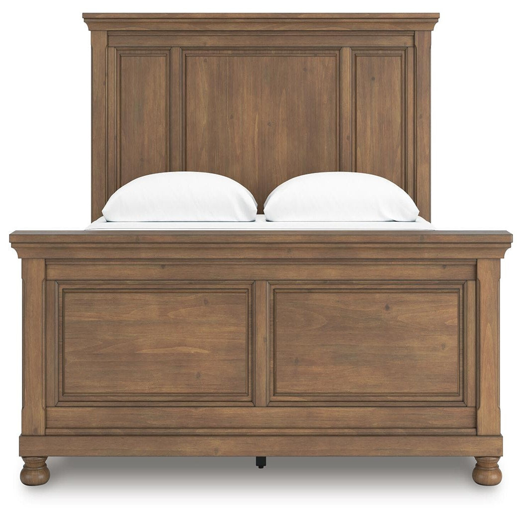 Feddinger King Panel Bed, Dresser, Mirror, Chest and 2 Nightstands (PCB779-SI) - Image 17