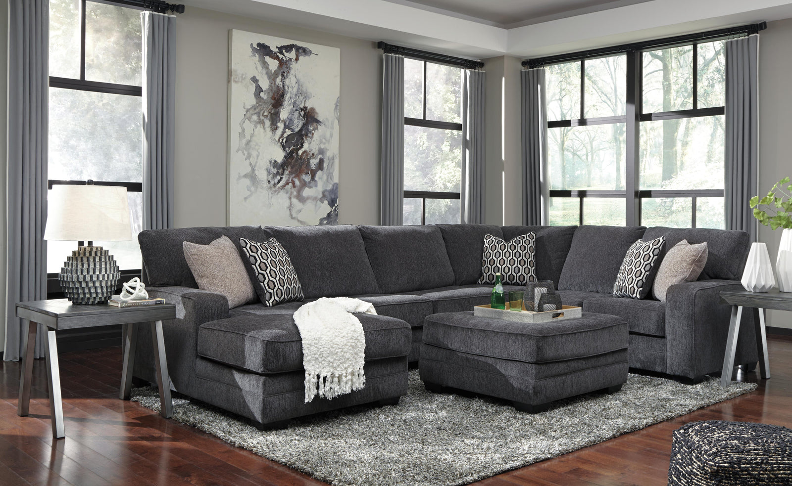 Tracling 3-Piece Sectional with Chaise (72600-SI) - Image 3