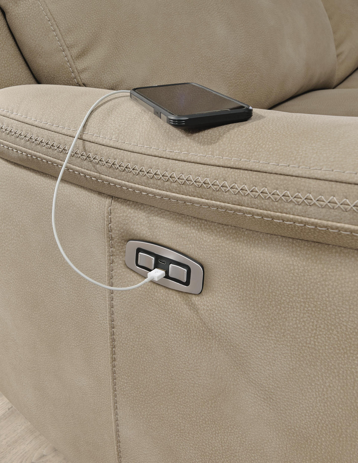 Next-Gen Durapella Power Recliner (59302-SI) - Image 9