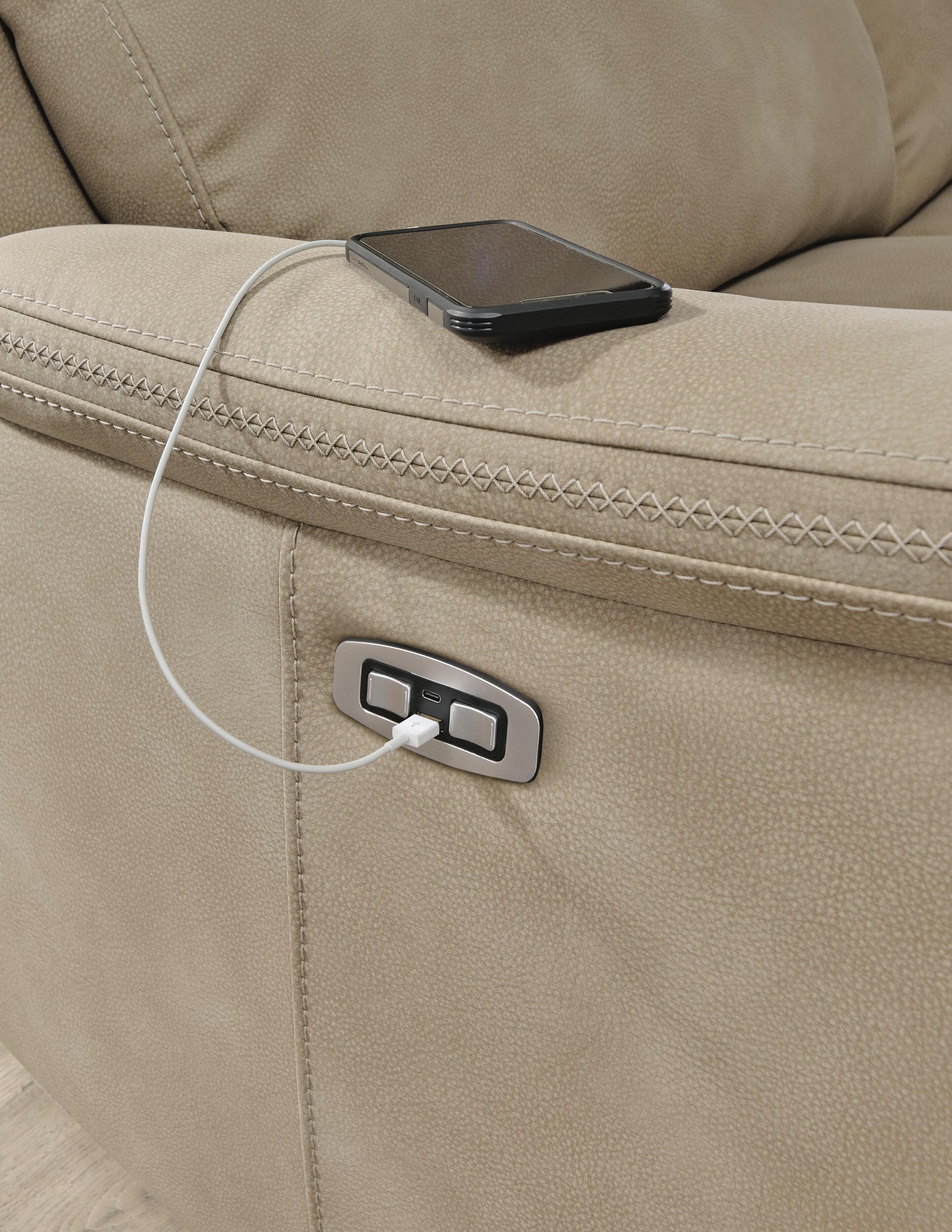 Next-Gen Durapella Power Recliner (59302-SI) - Image 9