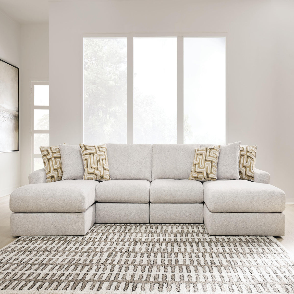 Kestrie 4-Piece Double Chaise Sectional (PC68706-SI) - Image 2