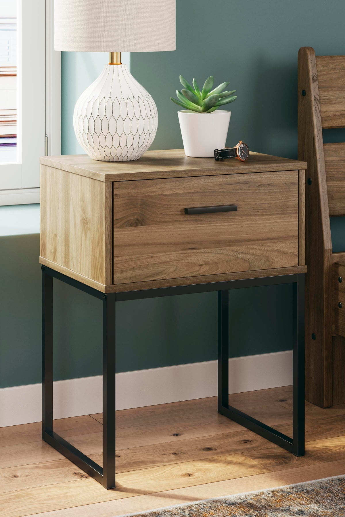 Deanlow Nightstand - Honey  (EB1866-SI) - Image 8