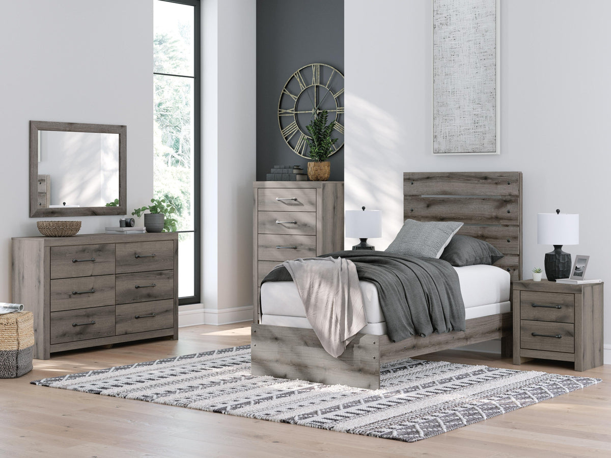 Graystorm Twin Panel Bed (PCB2405-SI) - Image 10