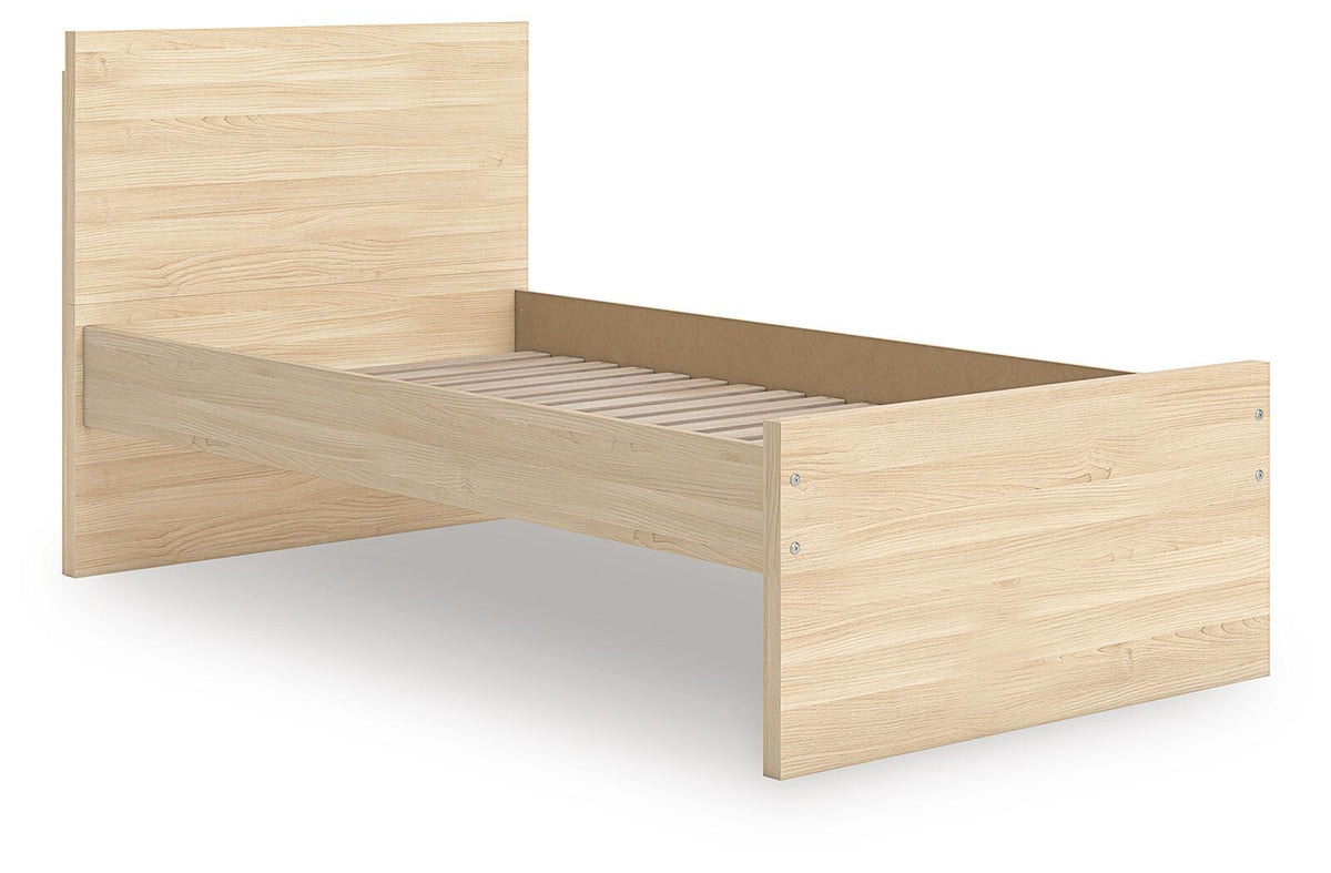 Onita Panel Platform Bed (Youth) - Natural  (EB9632-SI) - Image 2