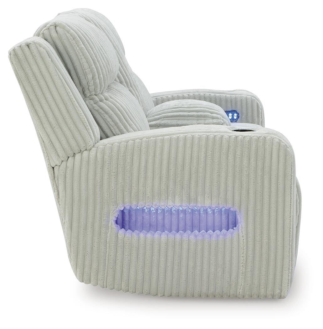 Carvara Power Reclining Sofa and Loveseat (PC64203-SI) - Image 12