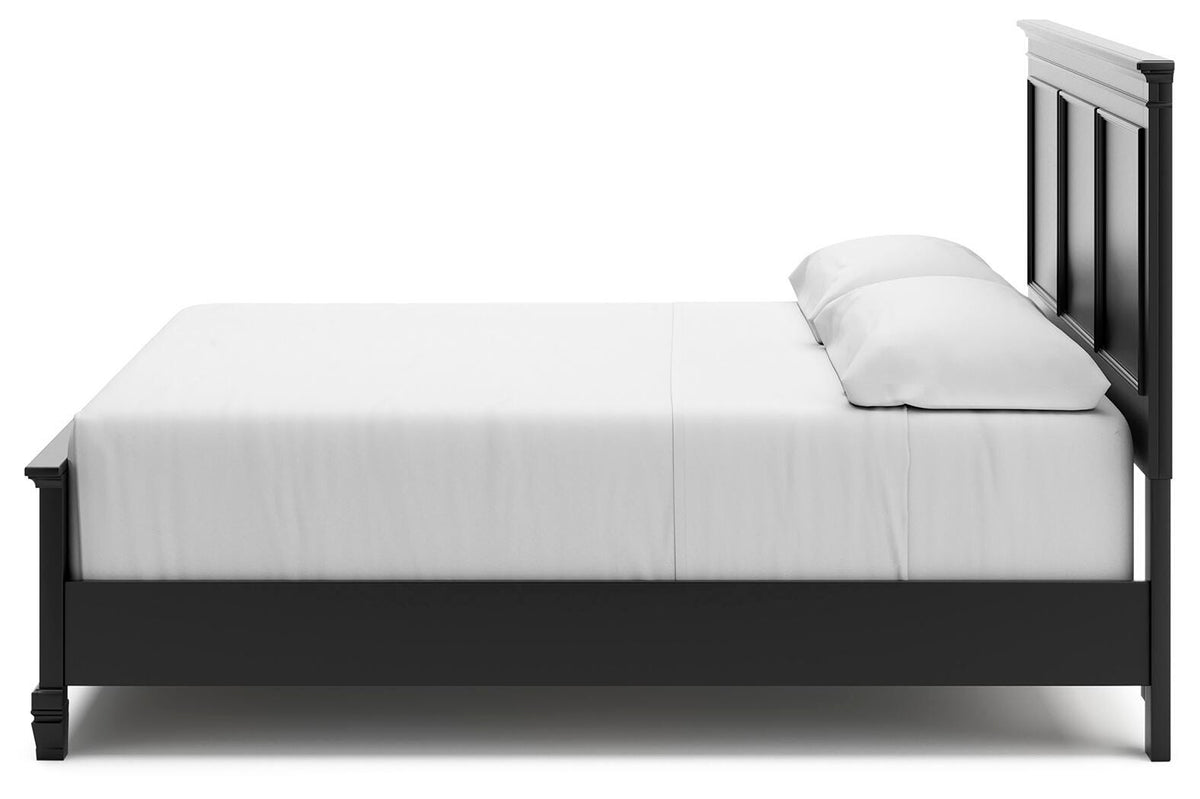 Lanolee Panel Bed, Dresser, Mirror and Nightstand (B687-SI) - Image 14