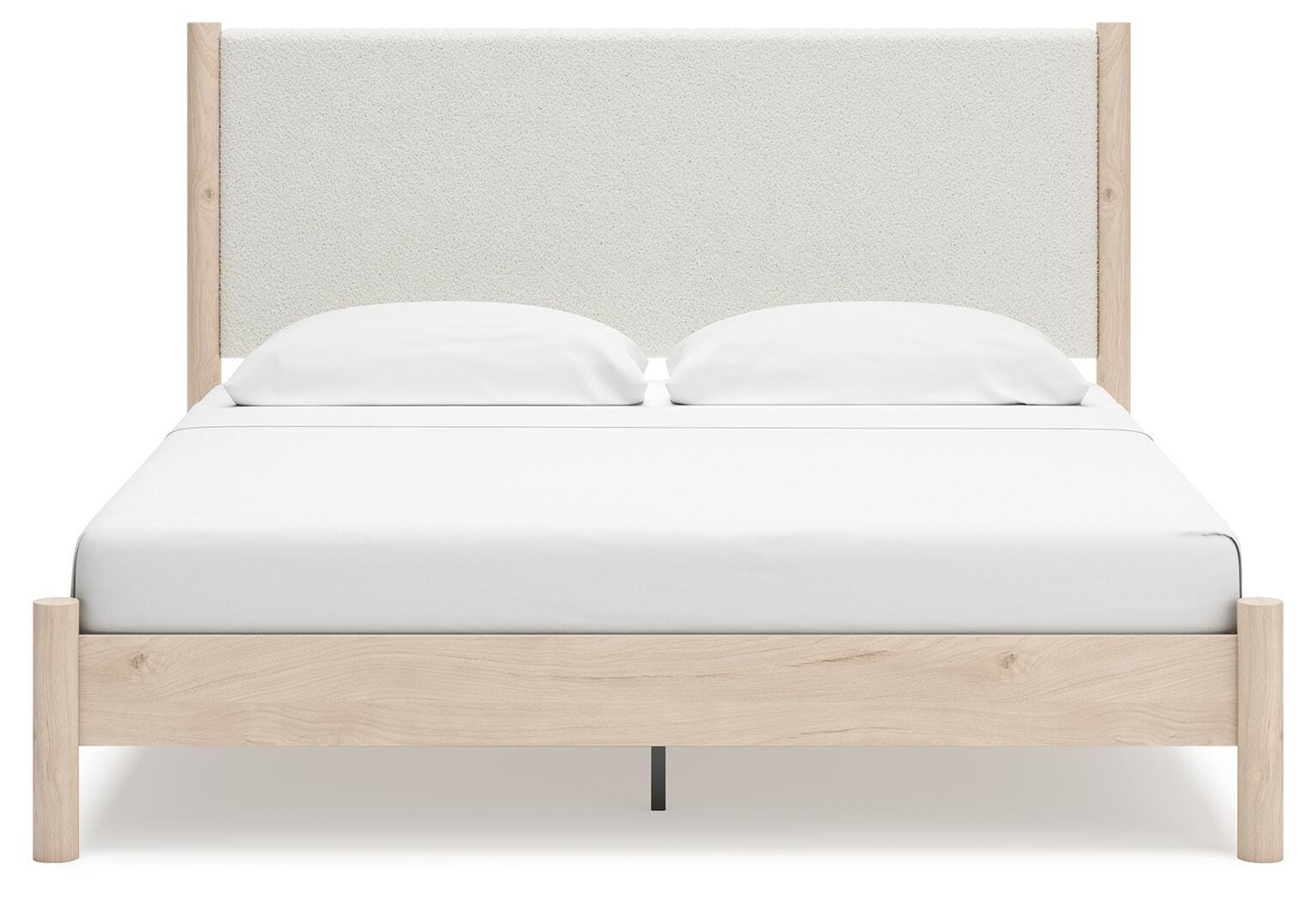 Cadmori Upholstered Panel Bed - Two-tone  (B2615-SI) - Image 4