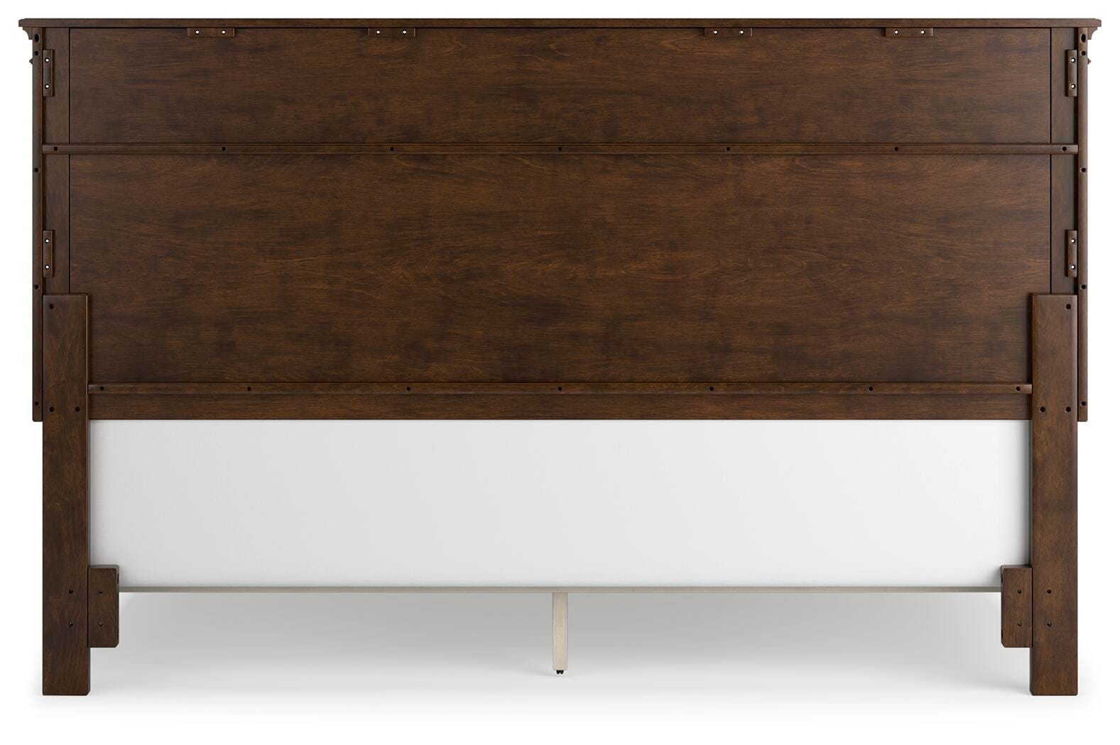 Danabrin Panel Bed, Dresser and Mirror - Brown  (B685-SI) - Image 10