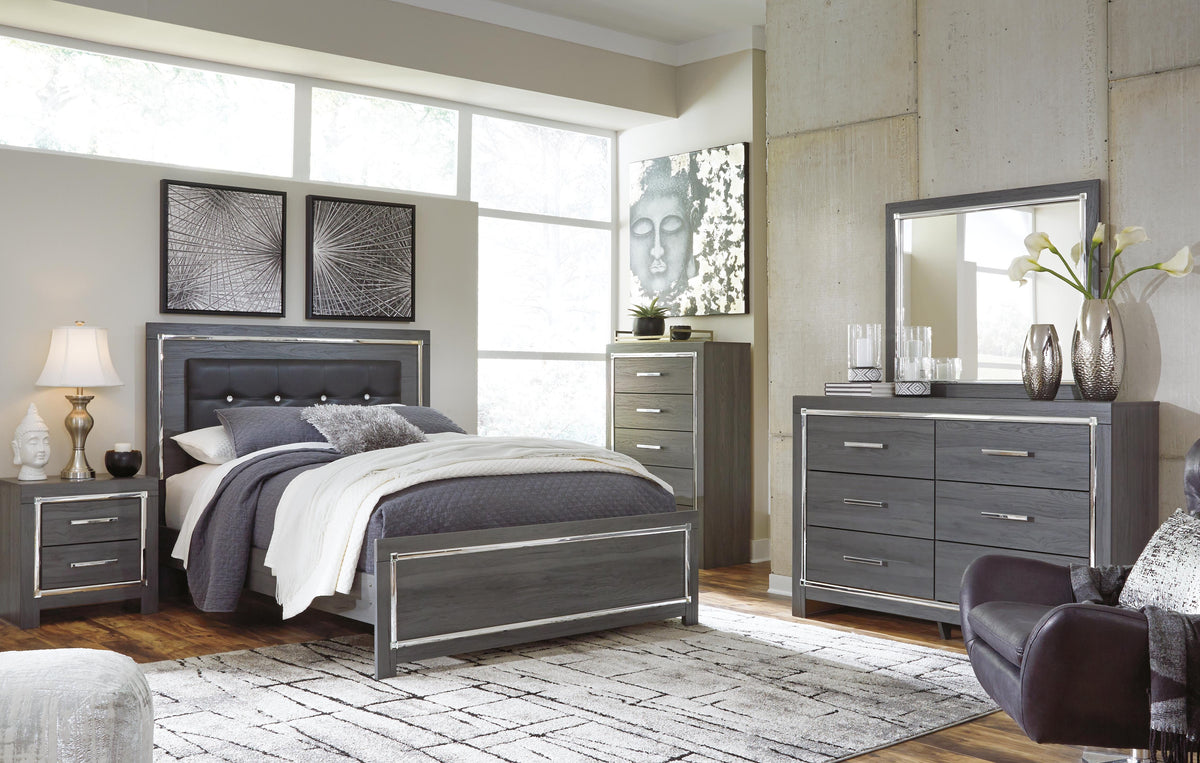 Lodanna Storage Footboard - Gray  (B214-SI)