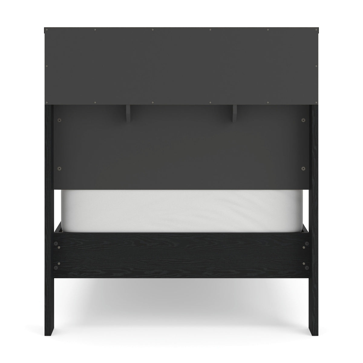 Kozmour Bookcase Complete Bed Frame - Black/Brown  (EB1460-SI) - Image 26
