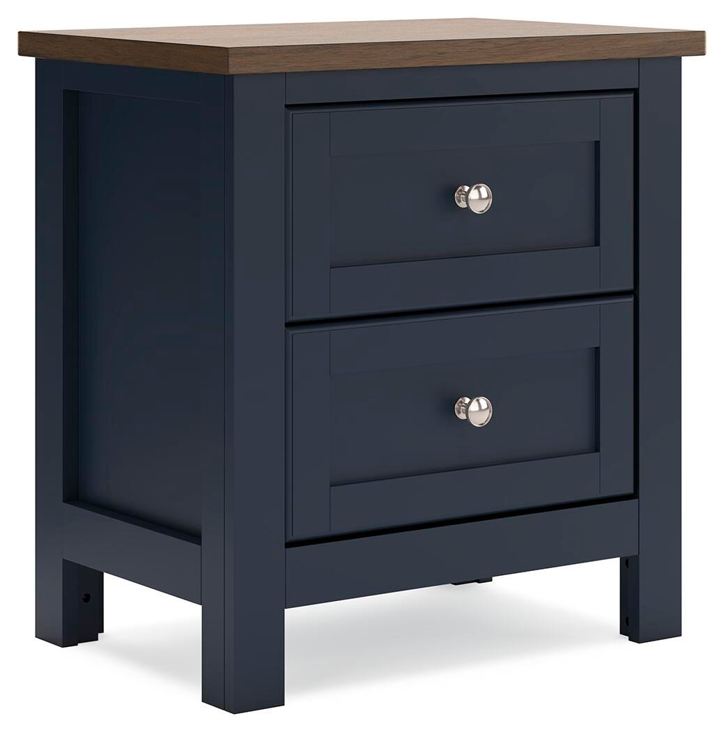 Landocken Nightstand - Brown/Blue  (B414-SI) - Image 2
