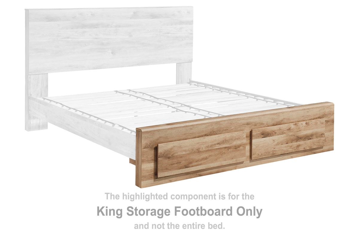 Hyanna Storage Footboard - Tan Brown  (B1050-SI)