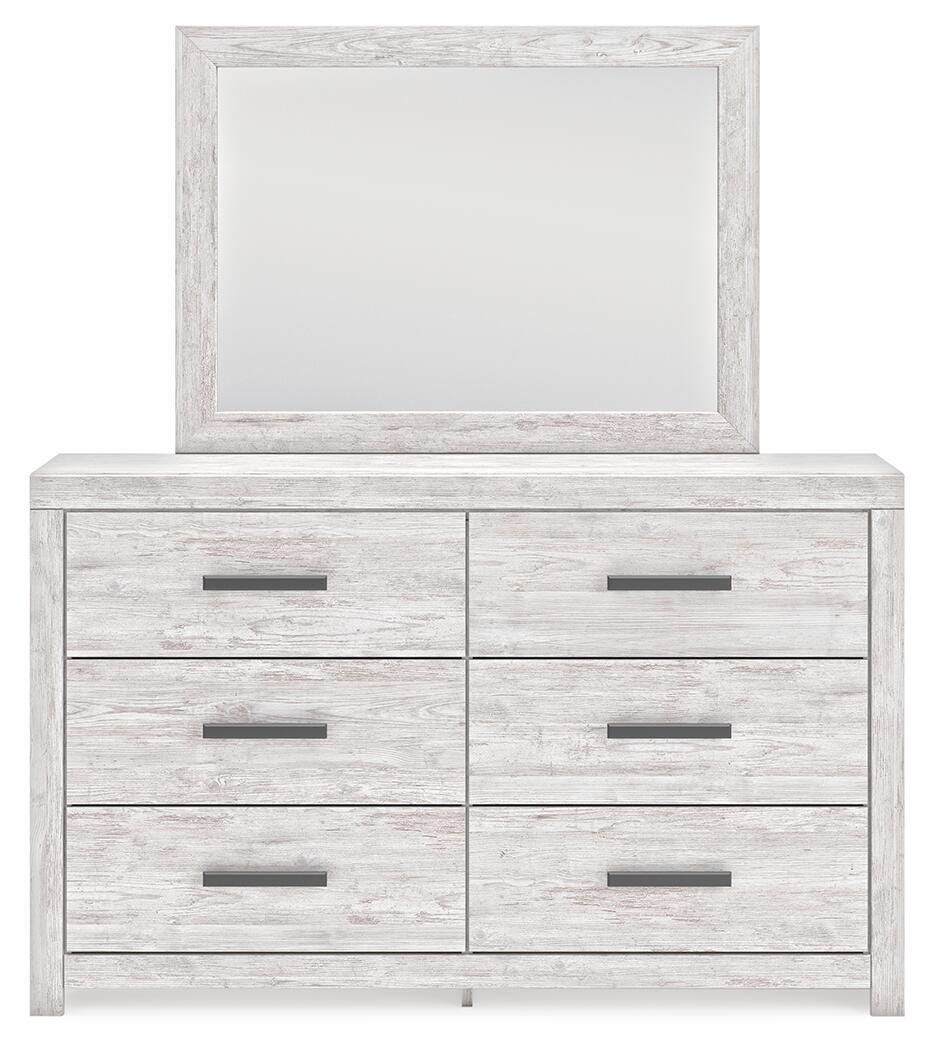 Cayboni Panel Bed, Dresser, Mirror and Chest (B3788-SI) - Image 5