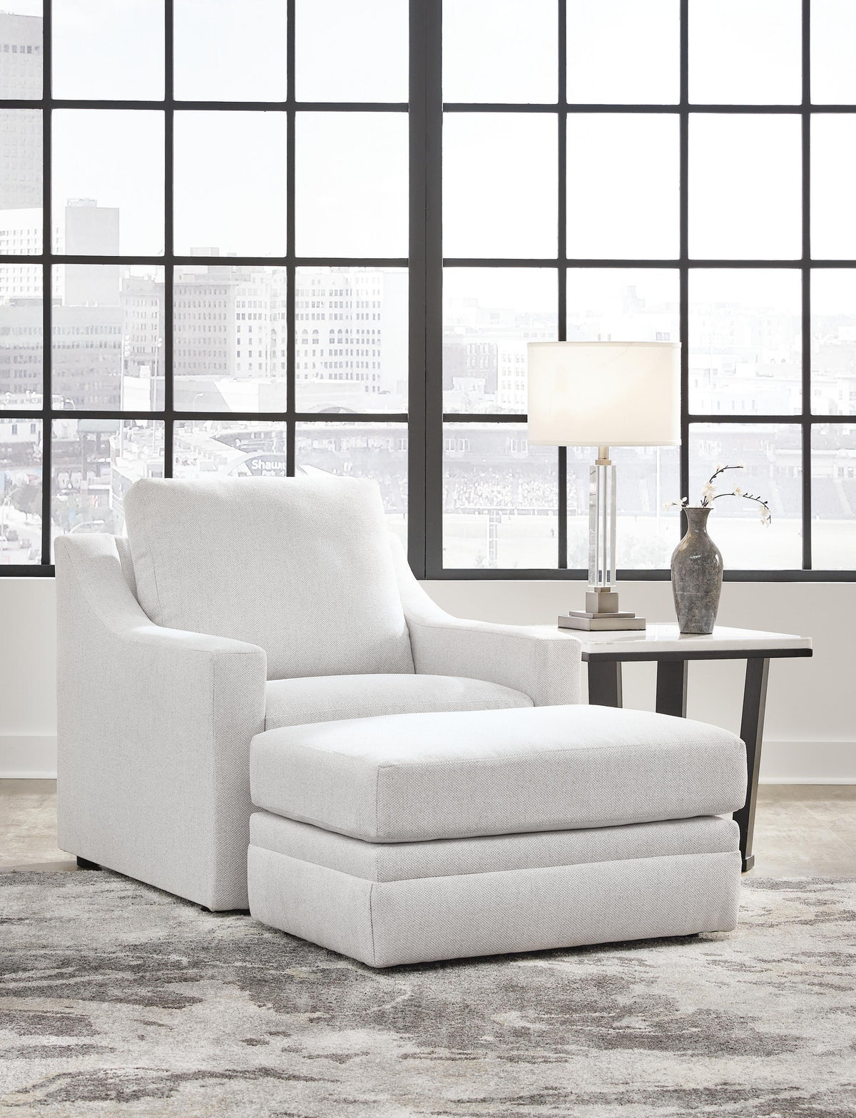 Maitelynn Sofa and Loveseat (48202-SI)