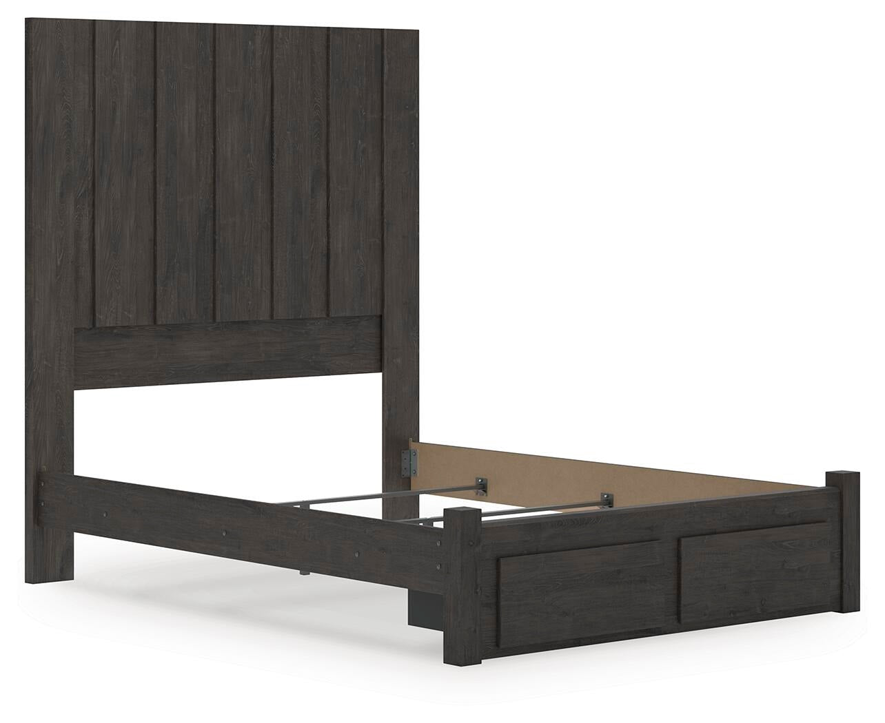 Fraluna Queen Panel Storage Bed (PCB3370-SI) - Image 3