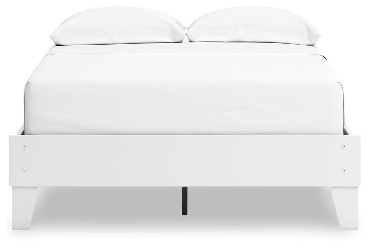 Hallityn Platform Bed (Youth) - White  (EB1810-SI) - Image 4