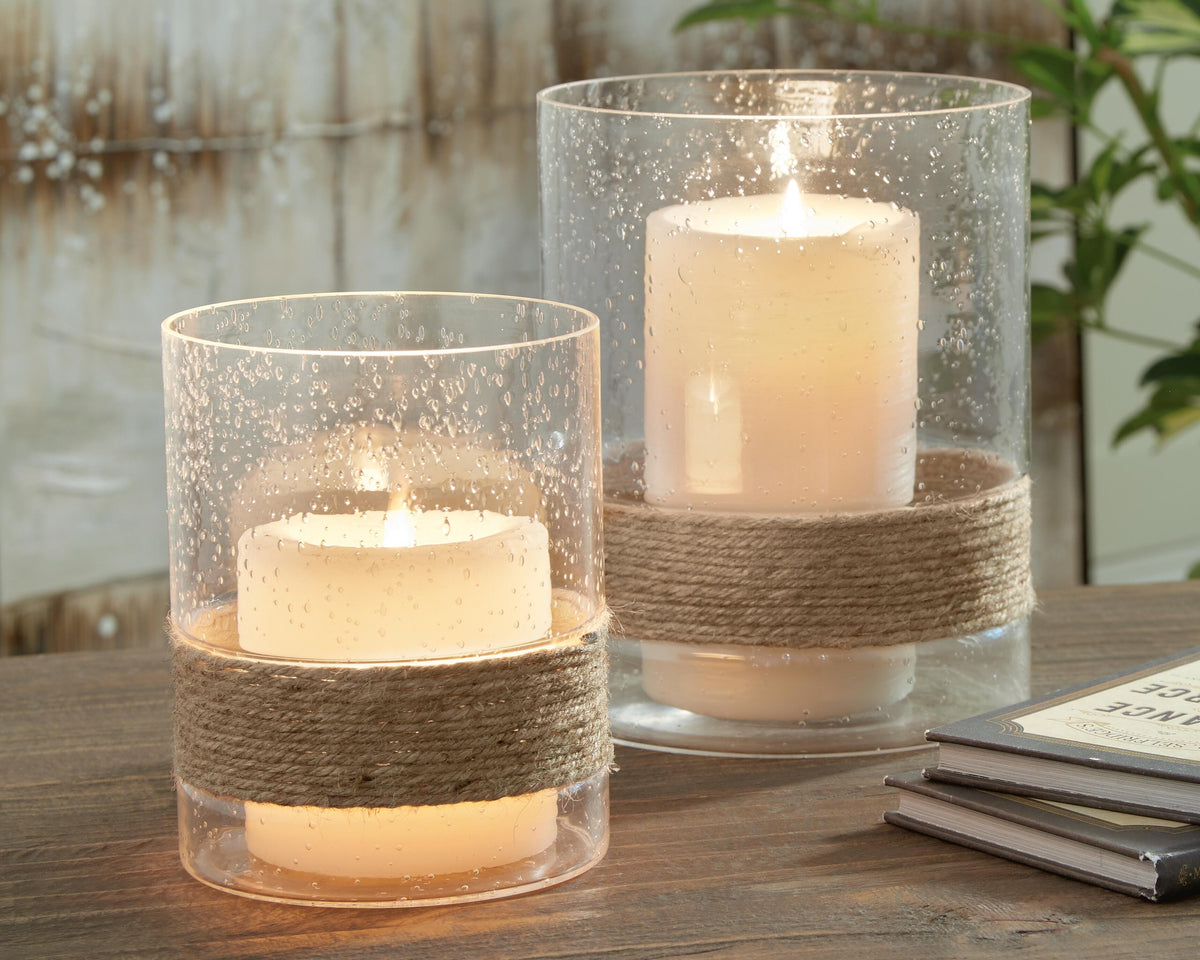 Eudocia Candle Holder (Set of 2) (A2000456-SI) - Image 2
