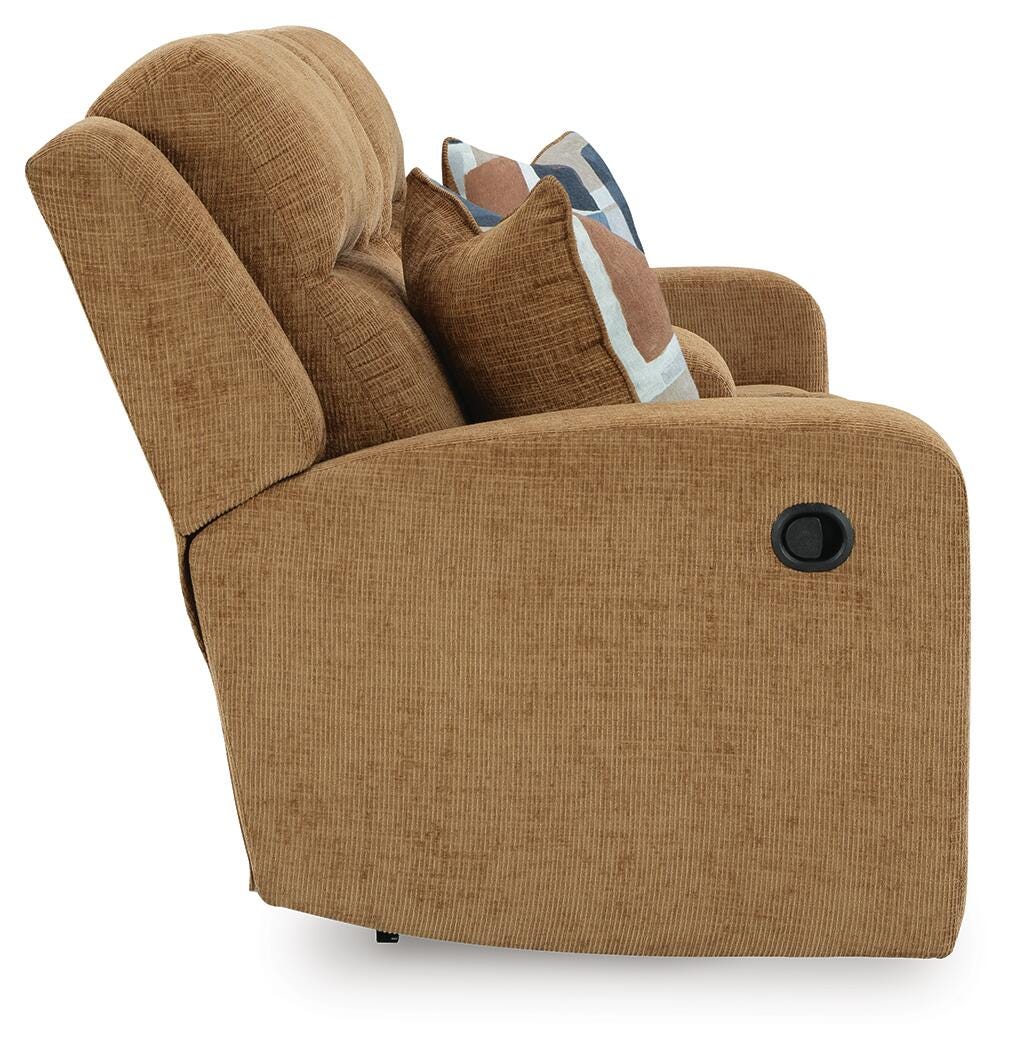 Kanlow Reclining Loveseat with Console (38605-SI) - Image 14