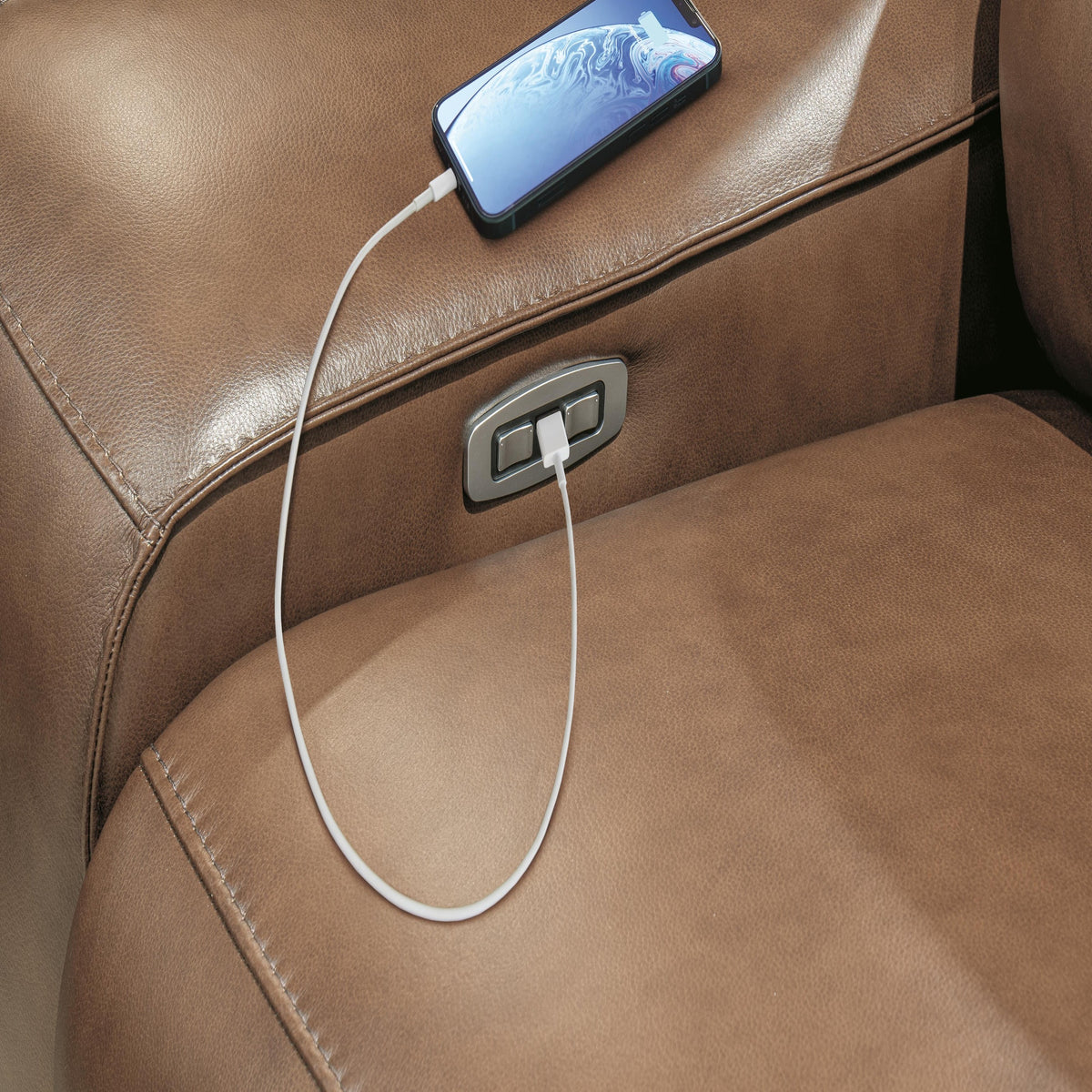 DeepWakes Power Reclining Loveseat with Console (PCU62606-SI) - Image 21