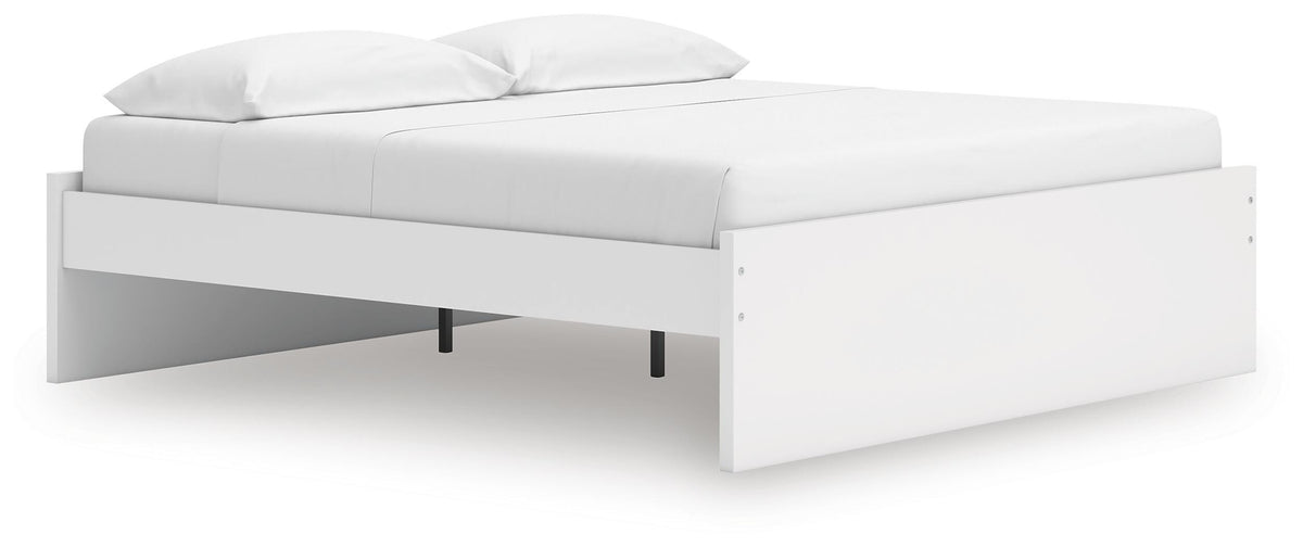 Onita Platform Bed - White  (EB9630-SI)