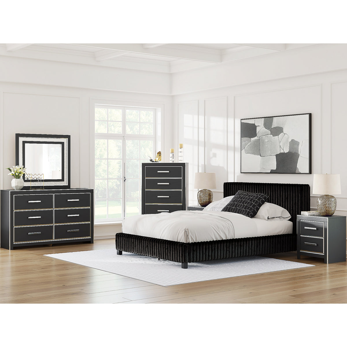 Zuraleus Dresser and Mirror (PCB3380-SI) - Image 7