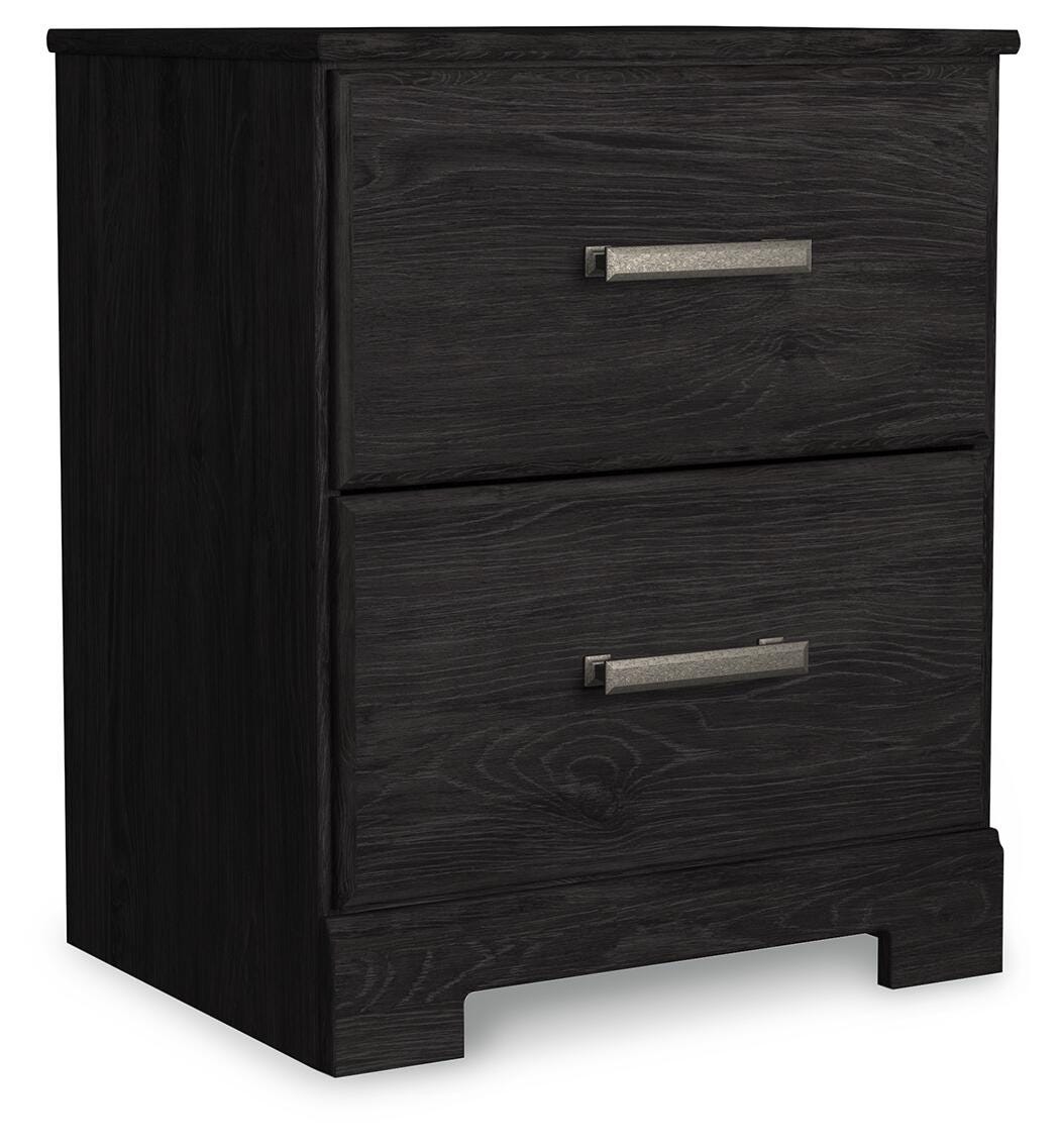Belachime Nightstand - Charcoal  (B2589-SI) - Image 2