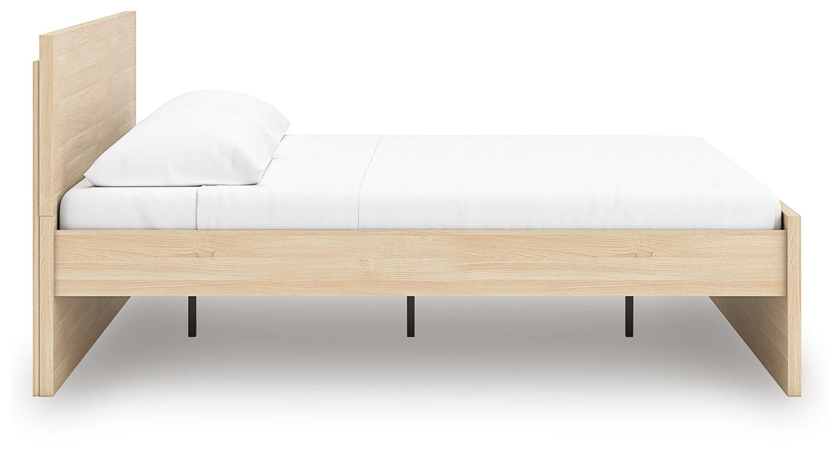Onita Panel Platform Bed - Natural  (EB9632-SI) - Image 5