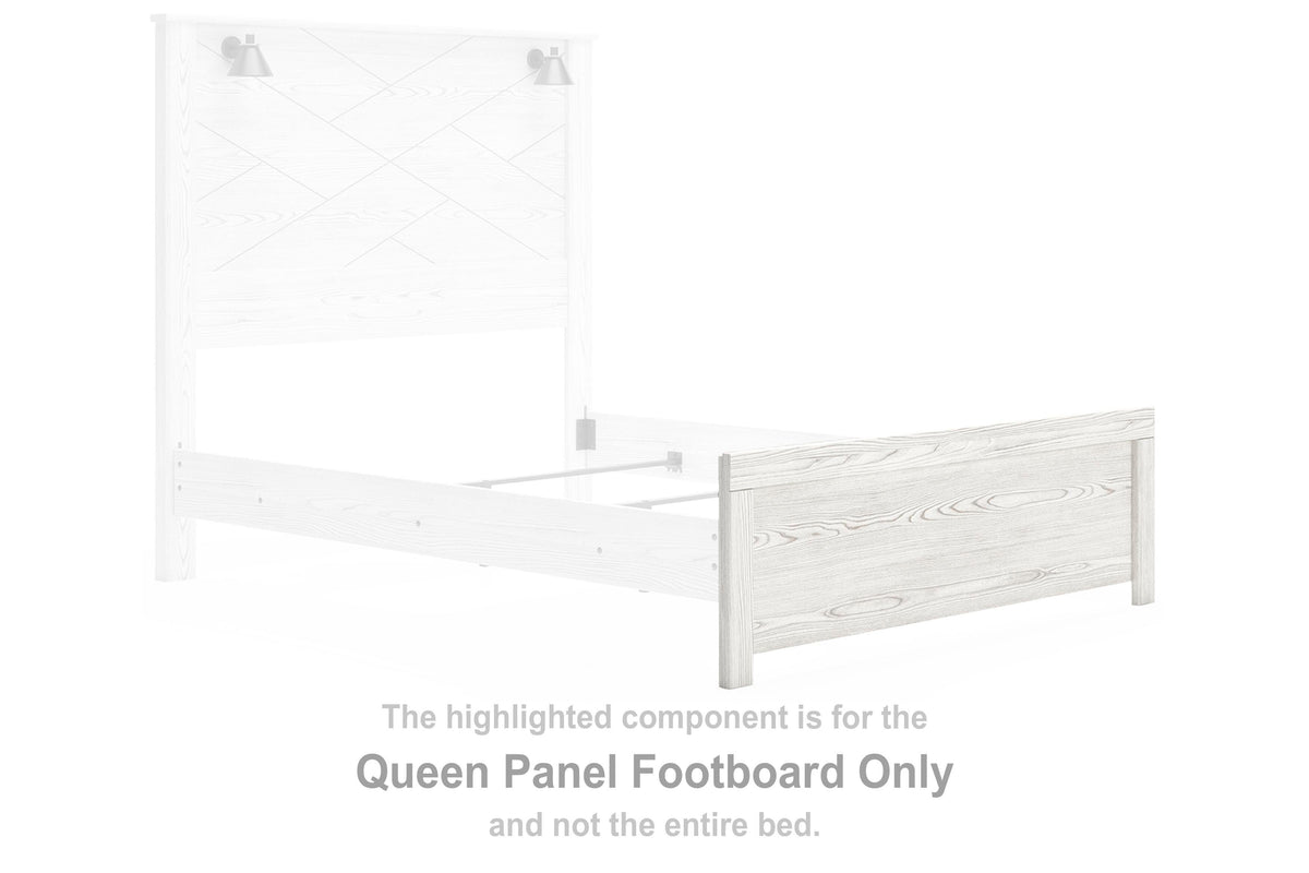 Gerridan Panel Footboard - White  (B1190-SI)