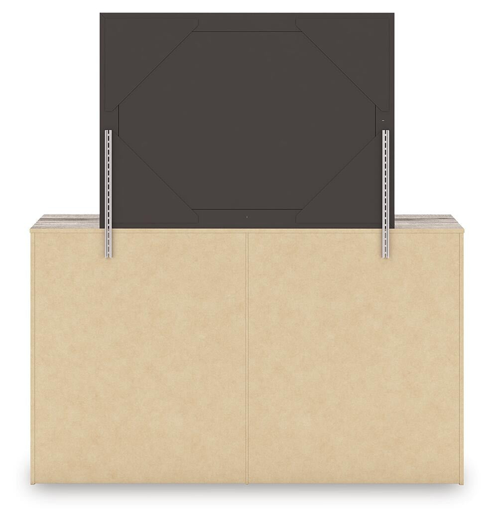 Elbrim Full Panel Storage Bed, Dresser, Mirror and 2 Nightstands (PCB2005-SI) - Image 6