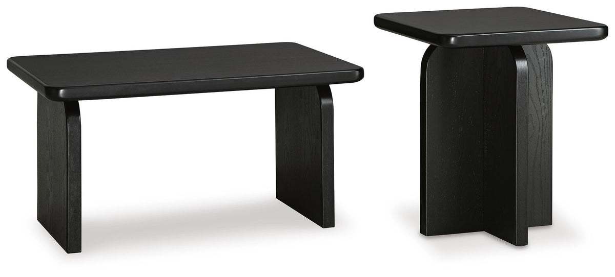 Mitchalli Table (Set of 2) - Black  (T313-SI)