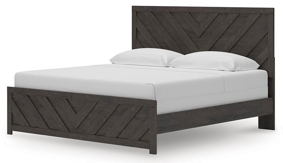 Prendonea Panel Bed, Dresser and Nightstand (B3789-SI) - Image 14
