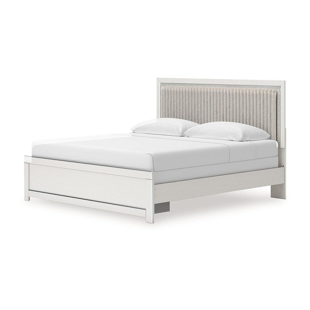 Zuraleus King Upholstered Panel Bed (PCB3381-SI) - Image 3