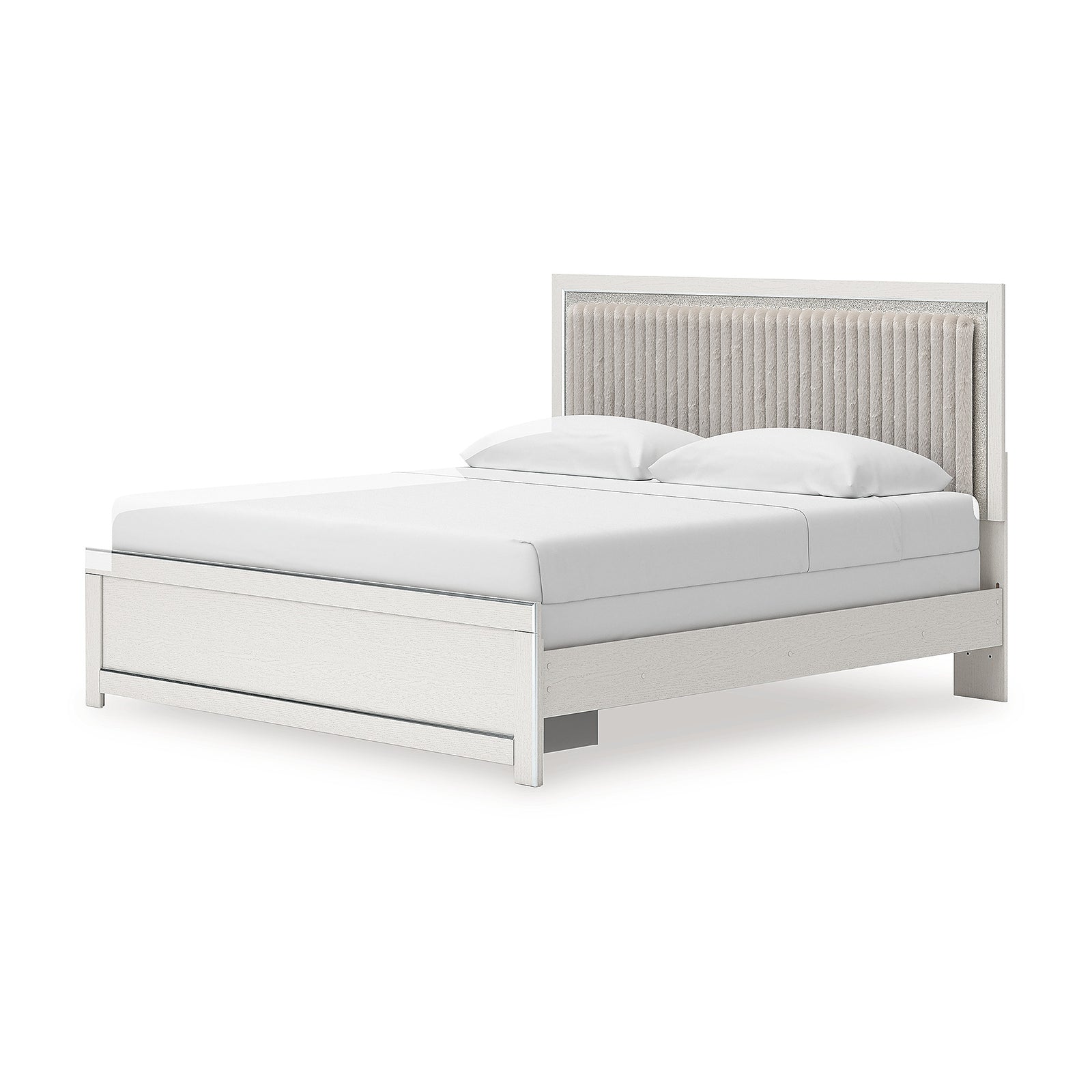 Zuraleus King Upholstered Panel Bed (PCB3381-SI) - Image 3