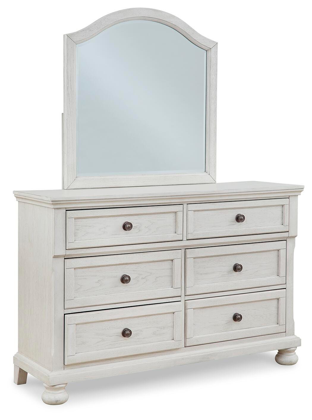 Robbinsdale Sleigh Storage Bed, Dresser and Mirror (B742-SI) - Image 2