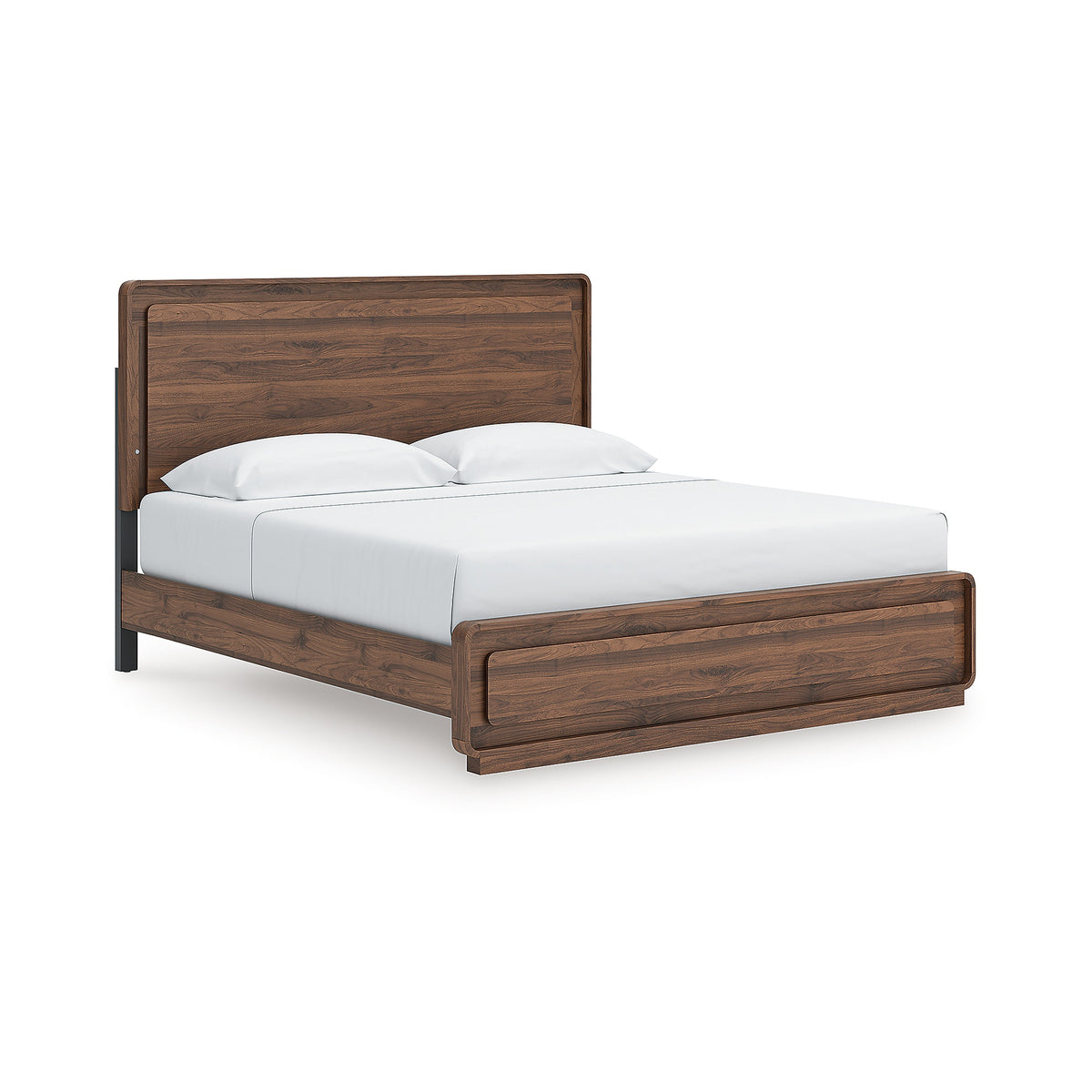 Fortlorn King Panel Bed and 2 Nightstands (PCB386-SI) - Image 4