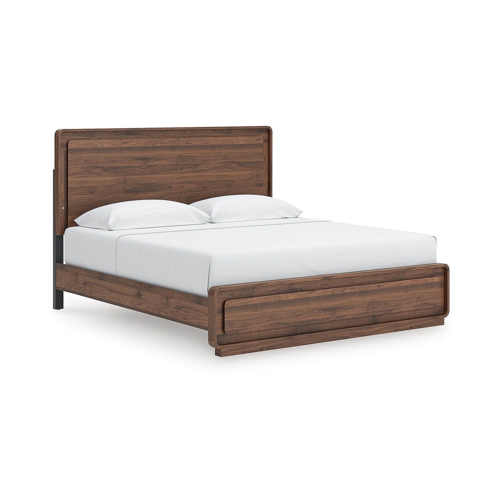 Fortlorn King Panel Bed and 2 Nightstands (PCB386-SI) - Image 4
