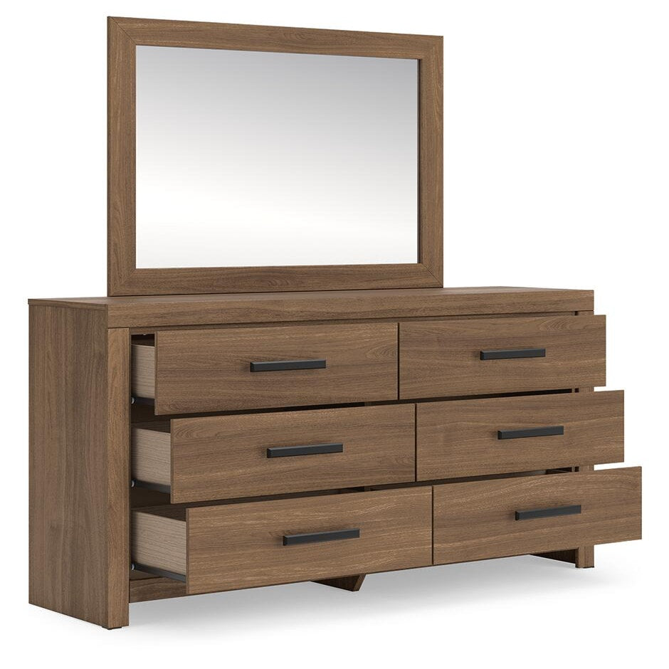 Broachmyn Queen Panel Bed, Dresser, Mirror and Nightstand (PCB1116-SI) - Image 4