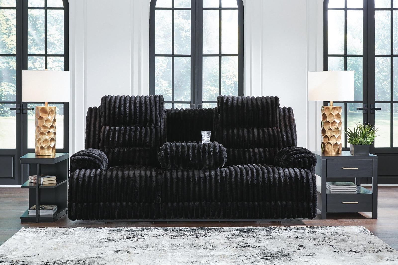 Rhines Falls Power Reclining Sofa with Drop Down Table (PC42805-SI) - Image 12