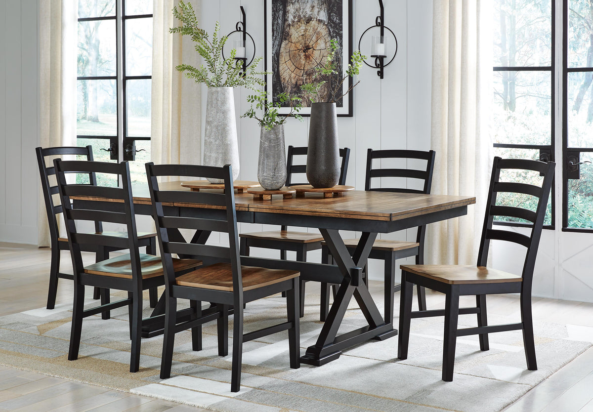Wildenauer Extension Dining Table and 6 Chairs (D634-SI) - Image 12