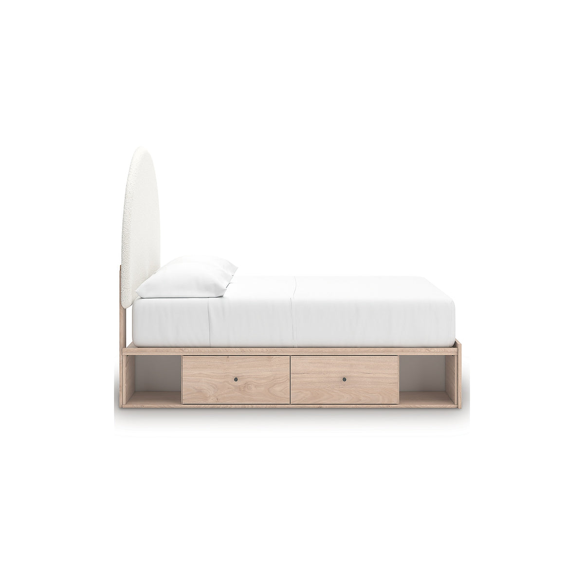 Arloster Full Upholstered Panel Bed with Storage (PCB1566-SI) - Image 9