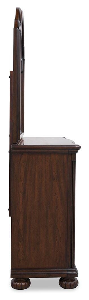 Lavinton Poster Bed, Dresser, Mirror and 2 Nightstands (B764-SI) - Image 4