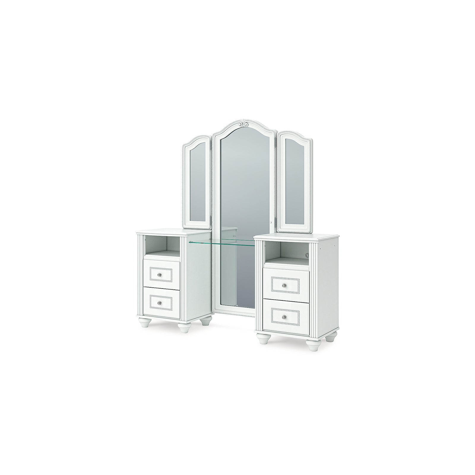 Kozlani Vanity with Mirror (PCB1819-SI) - Image 2