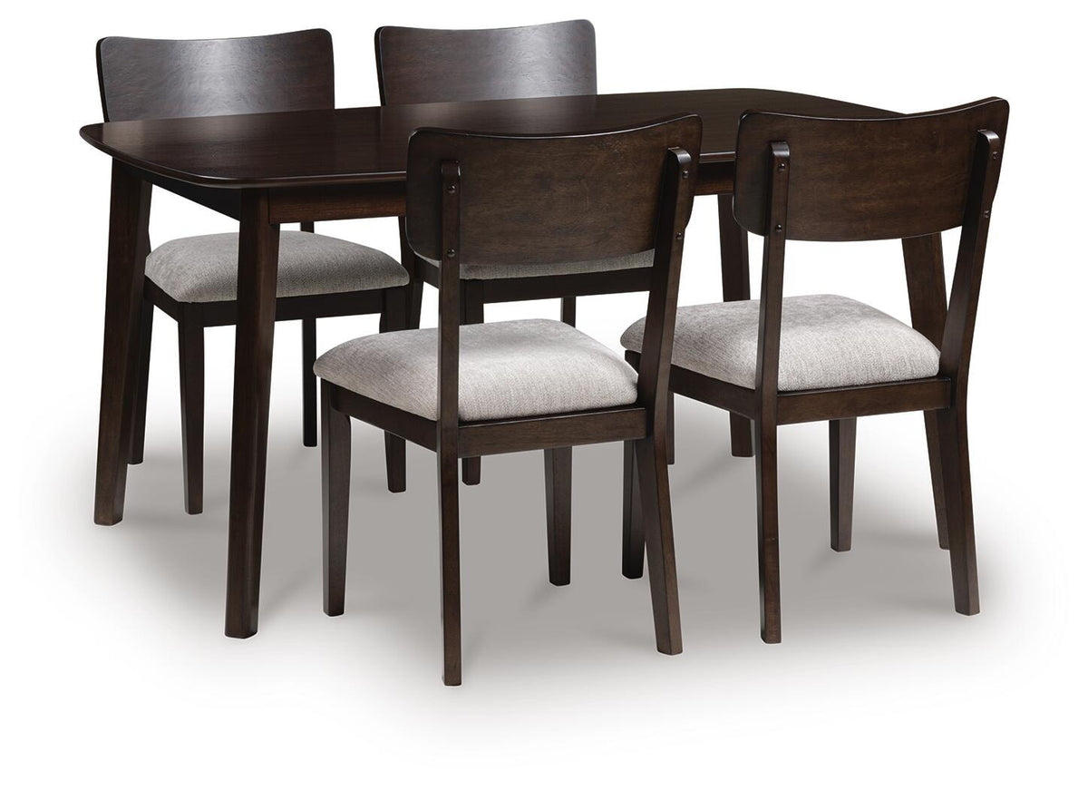 Shorbyn Dining Table and 4 Chairs (Set of 5) (PCD607-SI) - Image 9