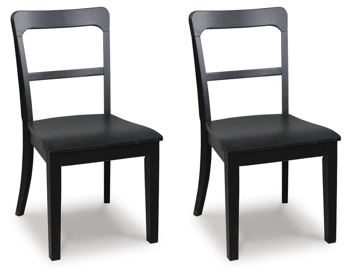 Greddinton Dining Chair (Set of 2) (PCD824-SI)