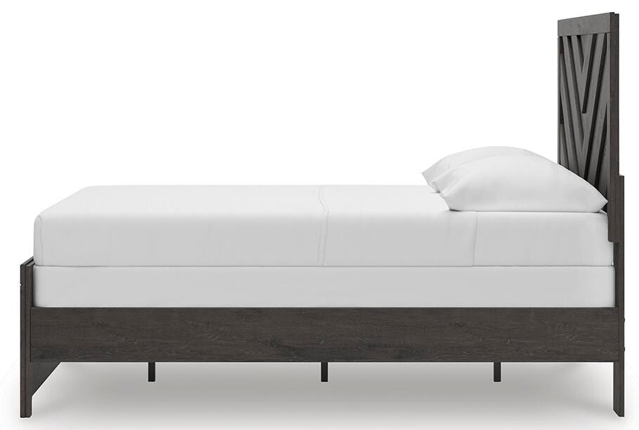 Prendonea Panel Bed, Dresser and Mirror (B3789-SI) - Image 13
