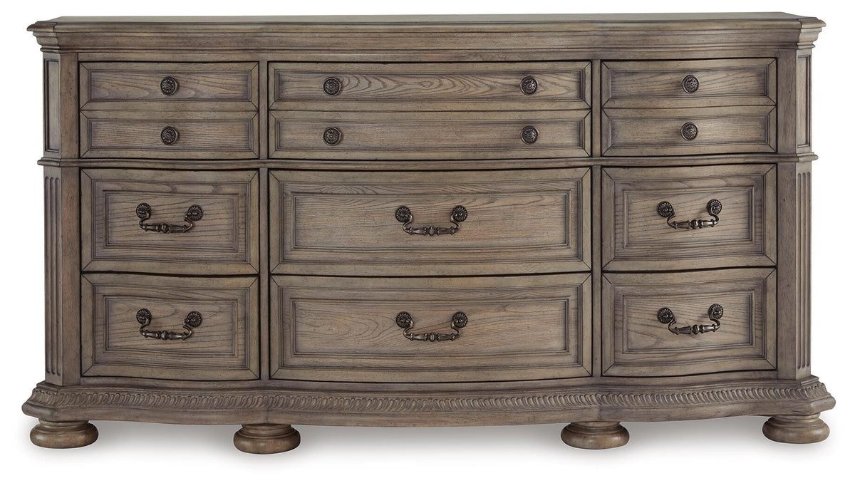 Ardenfield Dresser - Light Brown  (B944-SI)