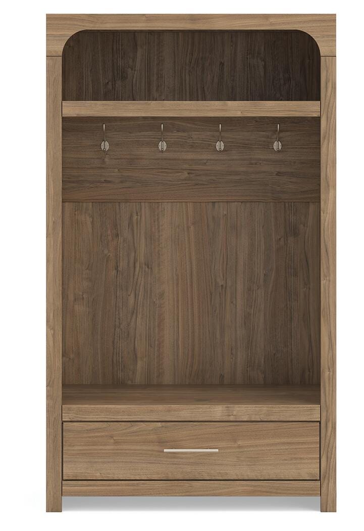 Dovander Hall Tree with Storage Bench (W1121-SI) - Image 4