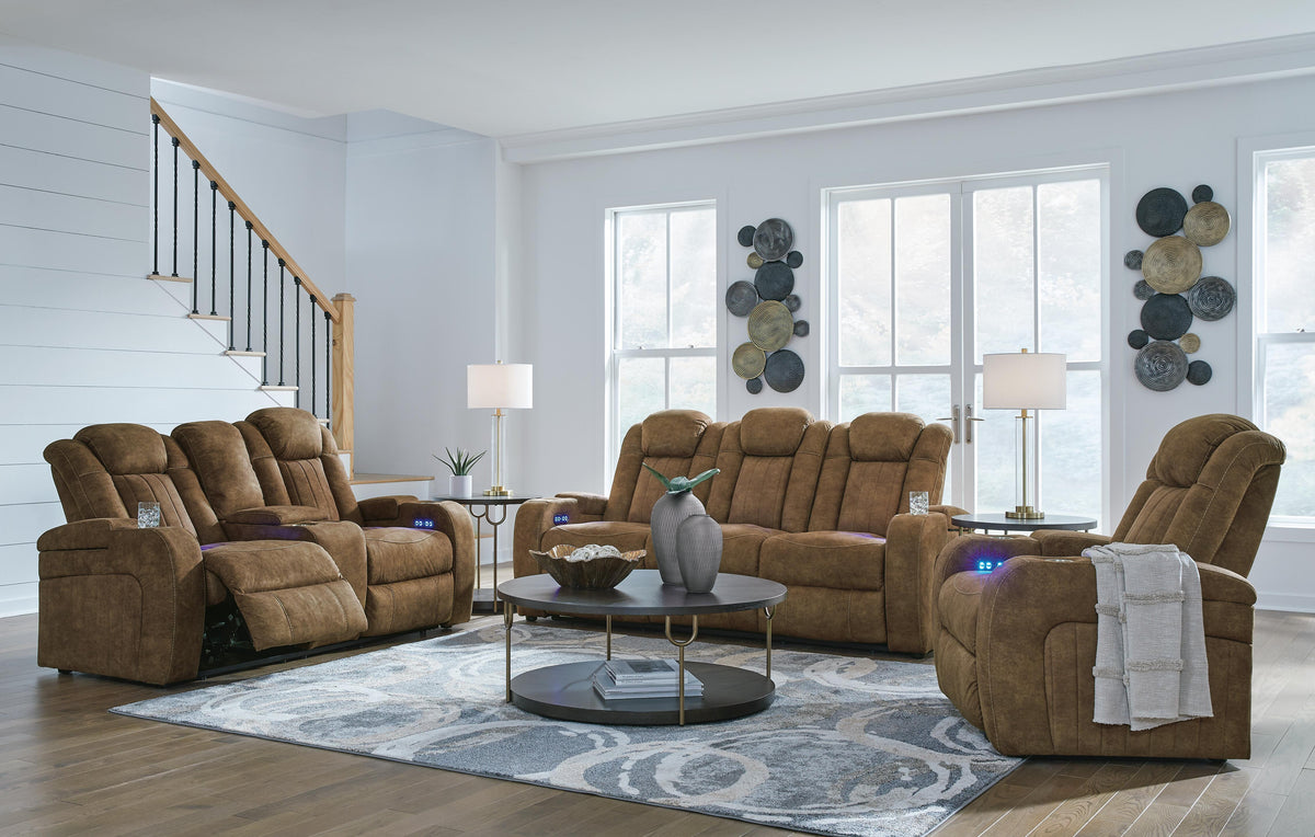 Wolfridge Power Reclining Sofa, Loveseat and Recliner (60703-SI) - Image 11