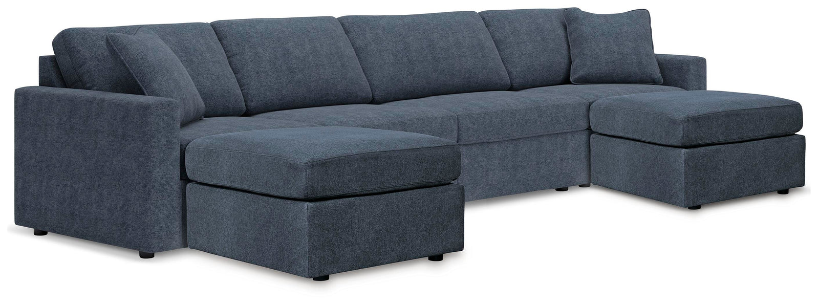 Modmax 4-Piece Sectional and 2 Ottomans (92121-SI)
