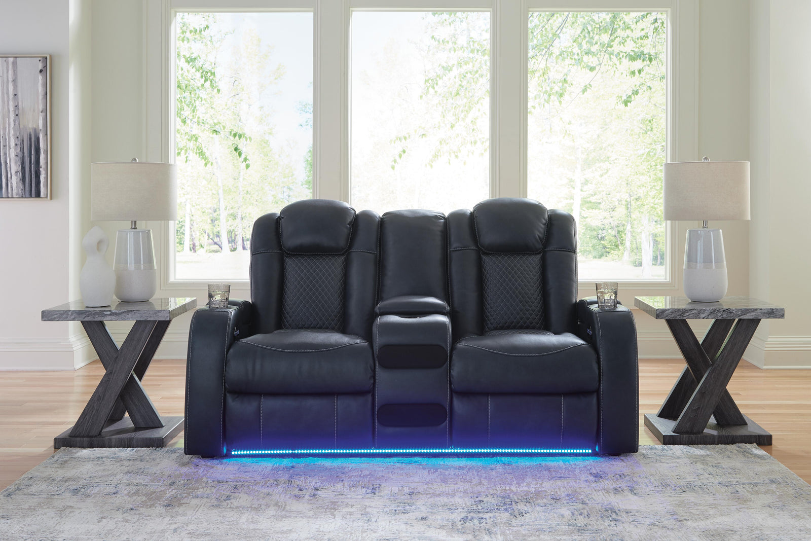 Fyne-Dyme Power Reclining Sofa, Loveseat and Recliner (36603-SI) - Image 18